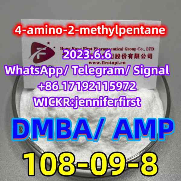 Dimethylbutylamine, 4-amino-2-methylpentane, AMP, 108-09-8 - foto 1