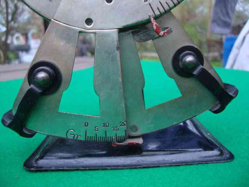 Raritní poštovní váha na dopisy z Rakouska Uherska Secesní - foto 5