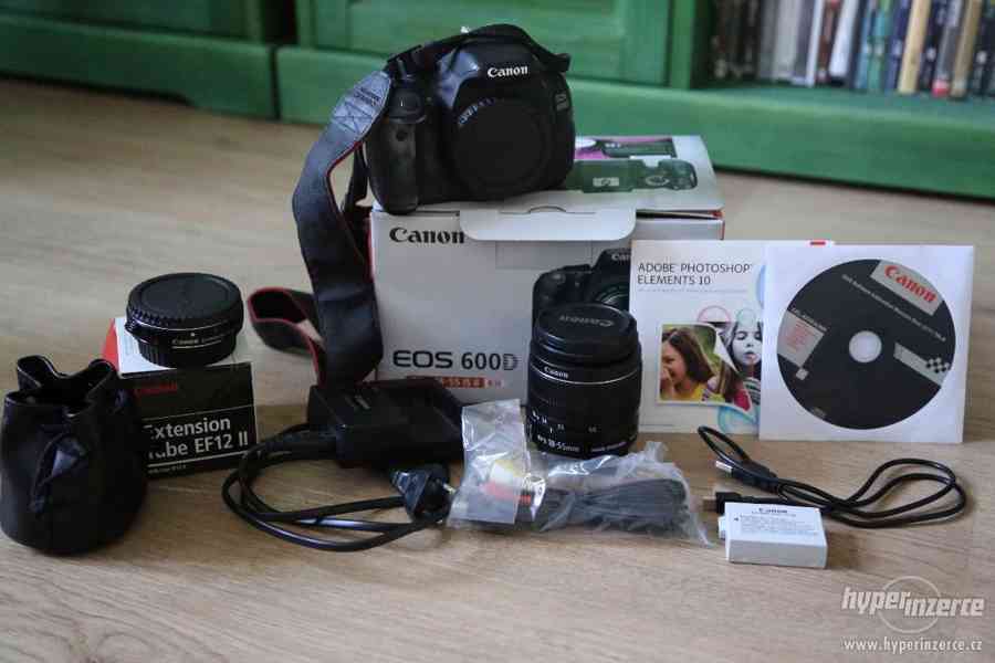 Prodám Canon 600D+přislušenstvo - foto 1