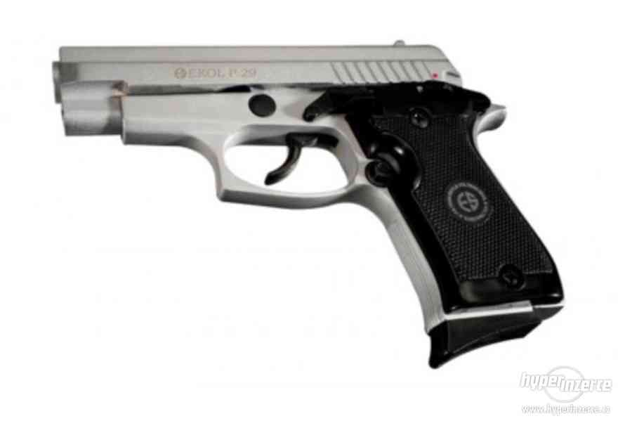 Plynová pistole Ekol P29 satén nikl cal.9mm - foto 1