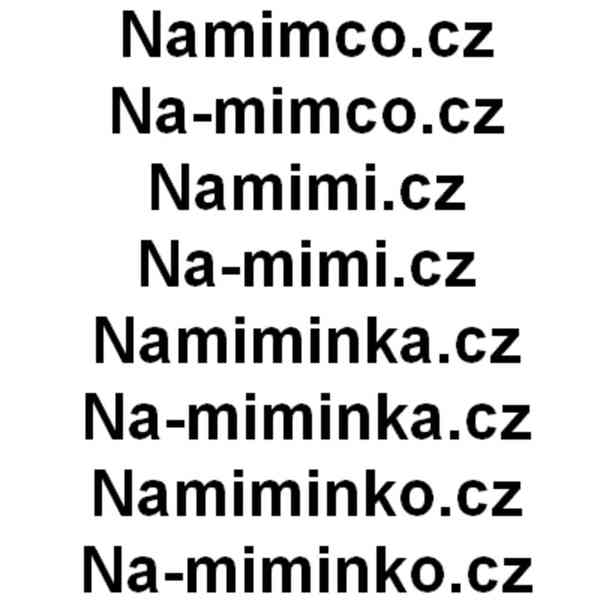 Namimco.cz + Na-mimco.cz + Namimi.cz + Na-mimi.cz + další - foto 1