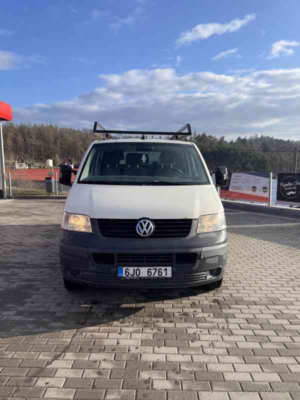 Volkswagen Transporter T5 1.9 TDI, valník, 6 míst   - foto 2