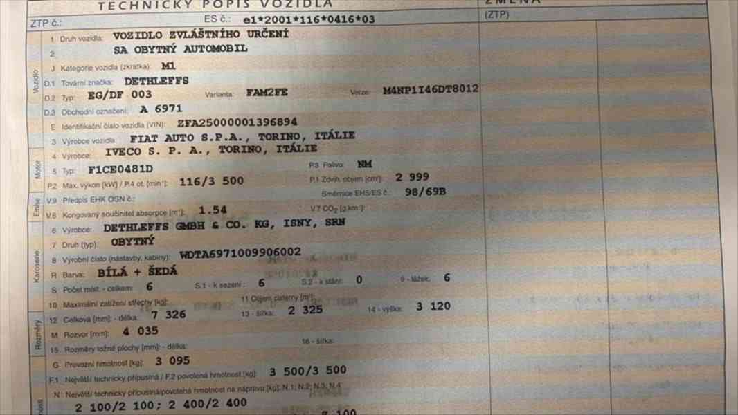 Fiat Ducato 3,0   Obytné auto,obytka DETHLEFFS - foto 4