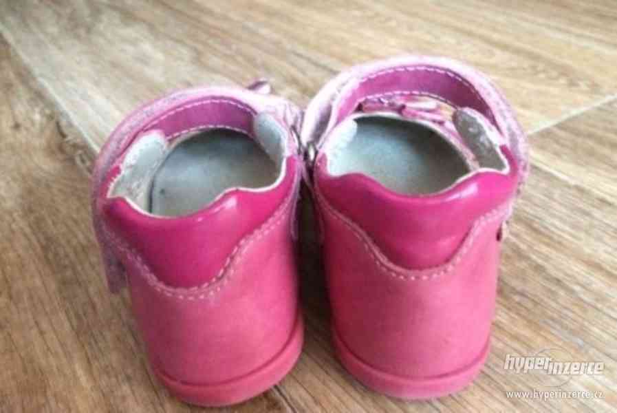 Dětské jarní boty, velikost 23. Pro holčičku. - foto 3
