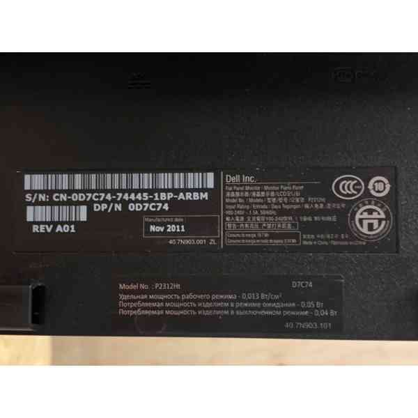 LED MONITOR DELL P2312HT 23'' - foto 5