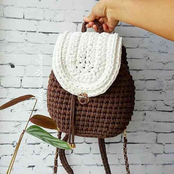 Háčkované batůžky a tašky - foto 7