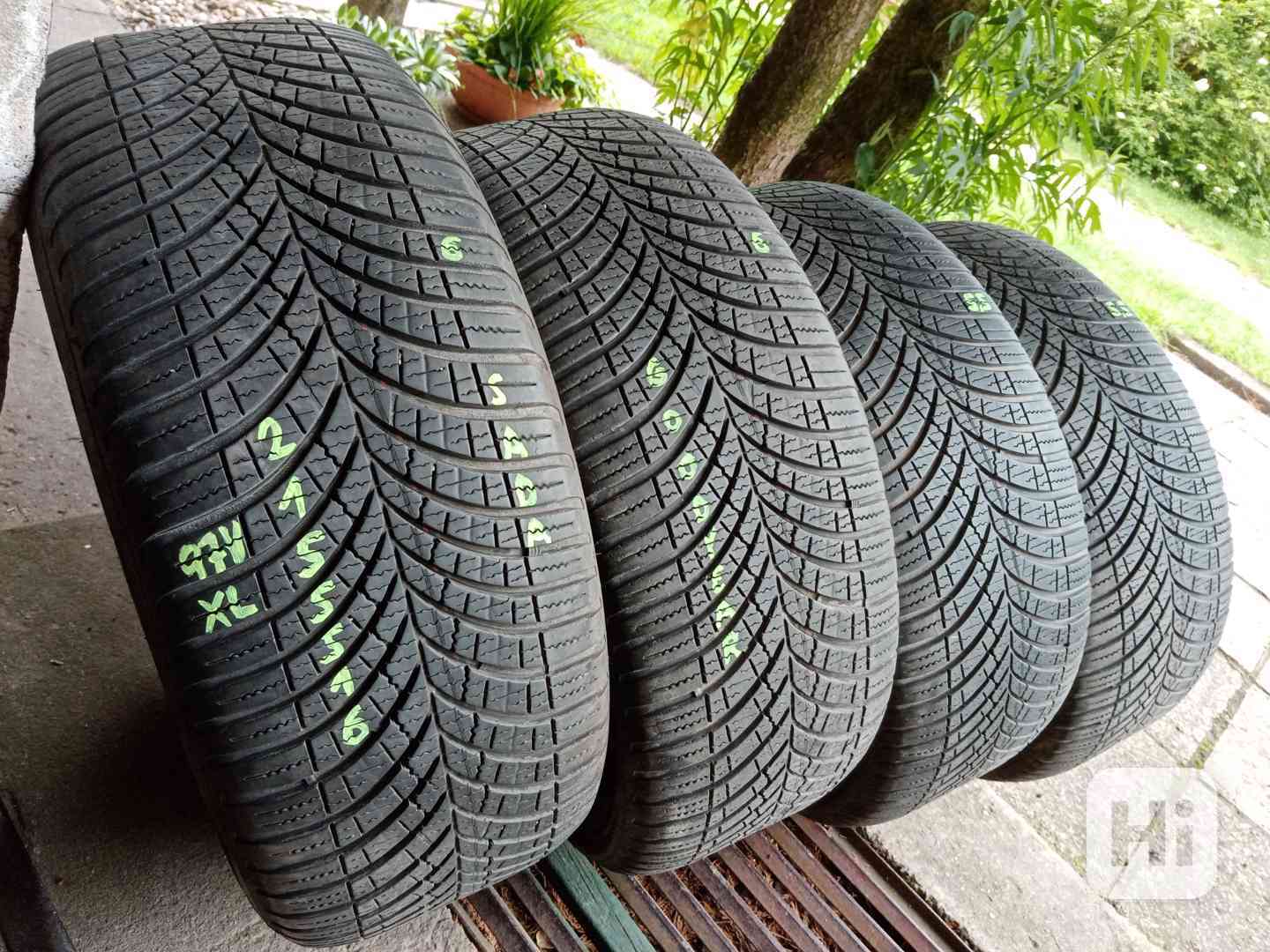 Celoroční pneu 4kusy 215/55/16 vzorek 80% GOODYEAR - foto 1