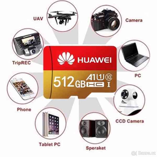 Paměťová karta Micro SDHC 512 GB+ SD+ USB adaptér - foto 4