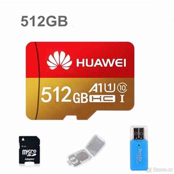 Paměťová karta Micro SDHC 512 GB+ SD+ USB adaptér - foto 6