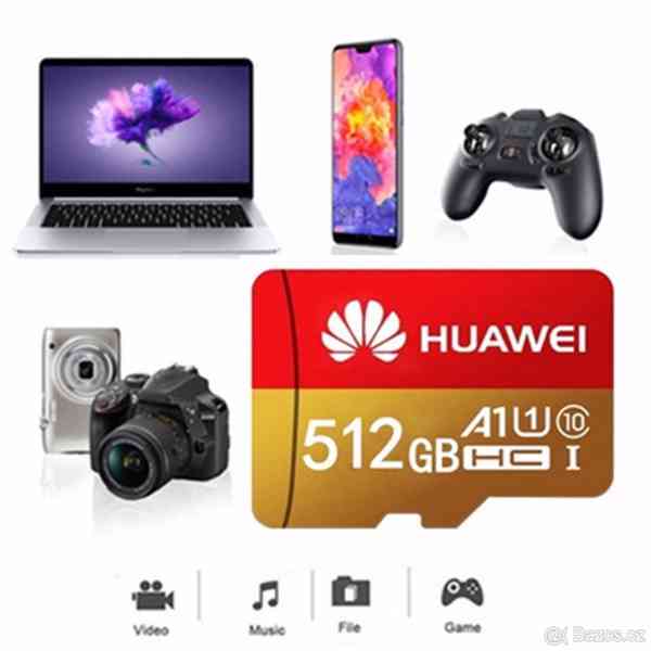 Paměťová karta Micro SDHC 512 GB+ SD+ USB adaptér - foto 7