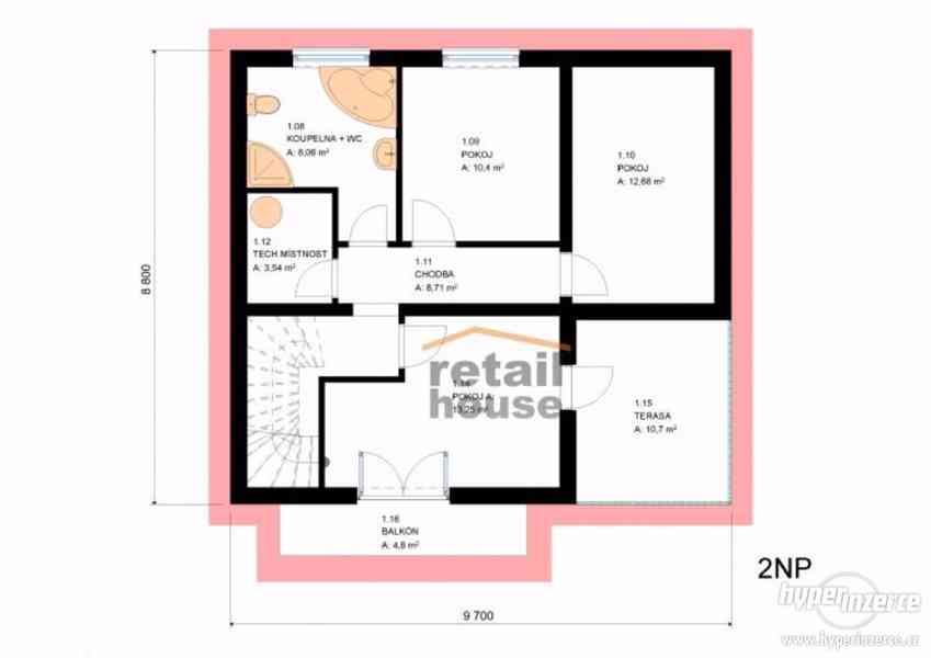 Rodinný dům Panda Top Elegant, 6+kk, 138 m2 - foto 7