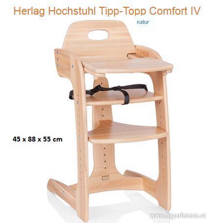 NOVÉ ZBOŽÍ Jídelní židlička HERLAG Tipp Topp Comfort IV přír - foto 1