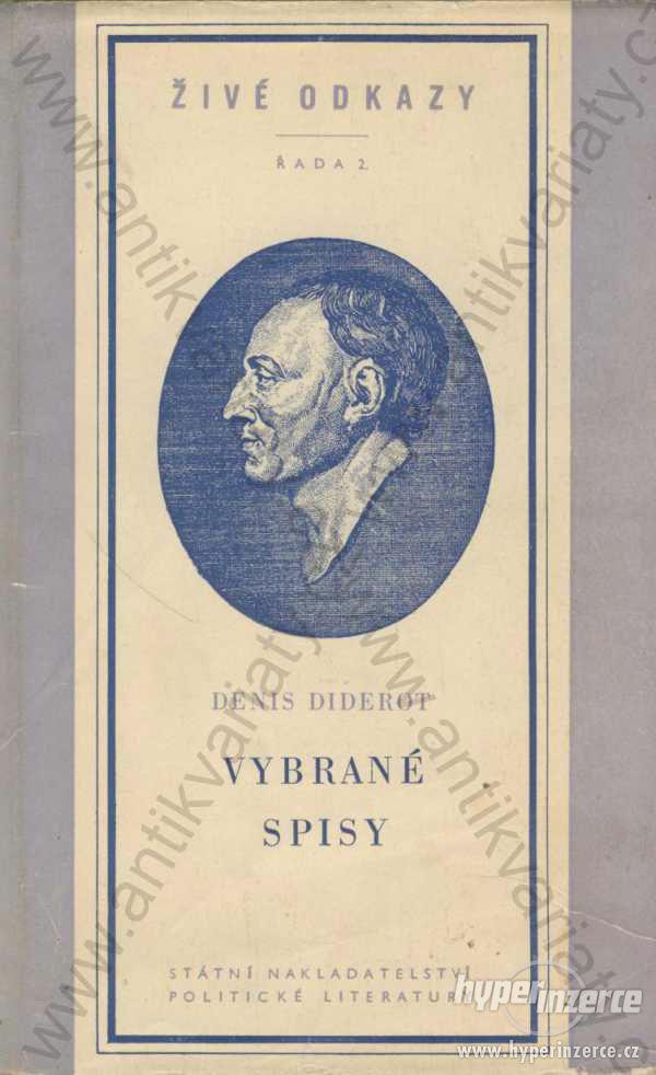 Vybrané spisy Denis Diderot SNPL, Praha 1953 - foto 1