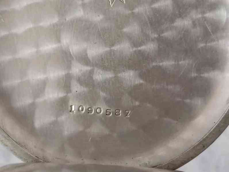 Starožitné kapesní hodinky Junghans erotický motiv - foto 16