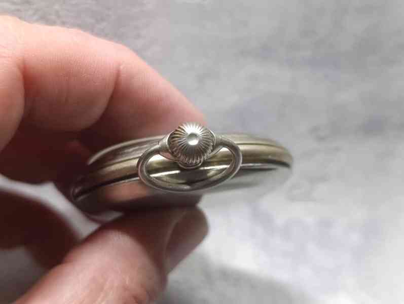 Starožitné kapesní hodinky Junghans erotický motiv - foto 21