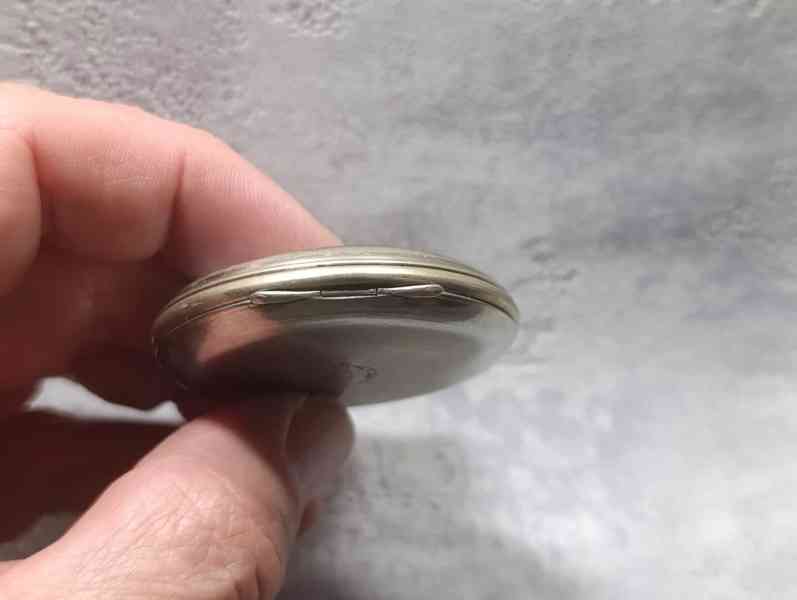 Starožitné kapesní hodinky Junghans erotický motiv - foto 23