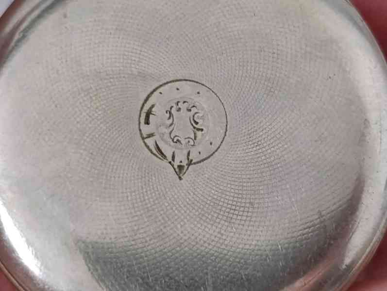 Starožitné kapesní hodinky Junghans erotický motiv - foto 12