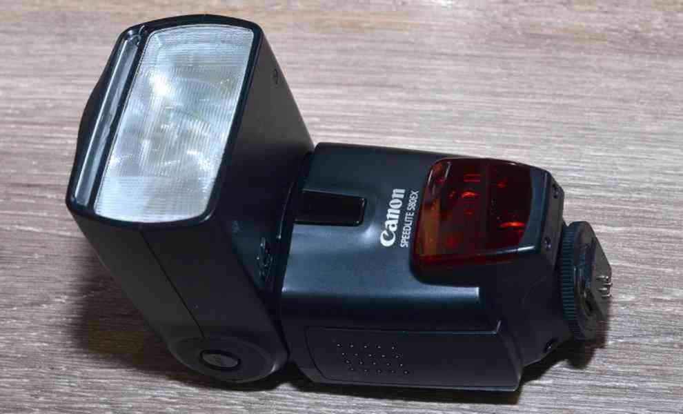 blesk Canon Speedlite 580 EX **E-TTL II*master-slave*S.Č.:58 - foto 4
