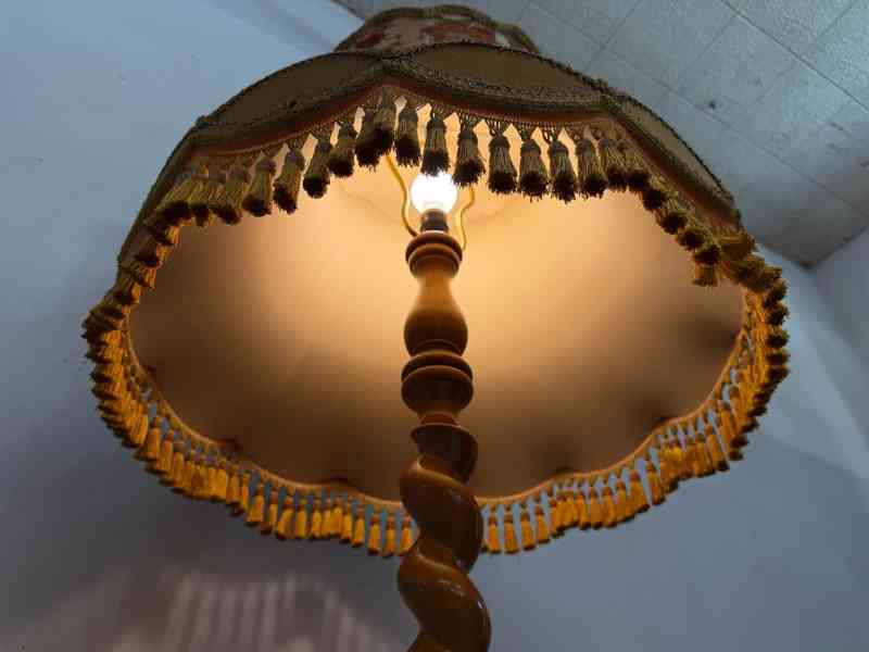 Starožitná rustikální lampa  - foto 6
