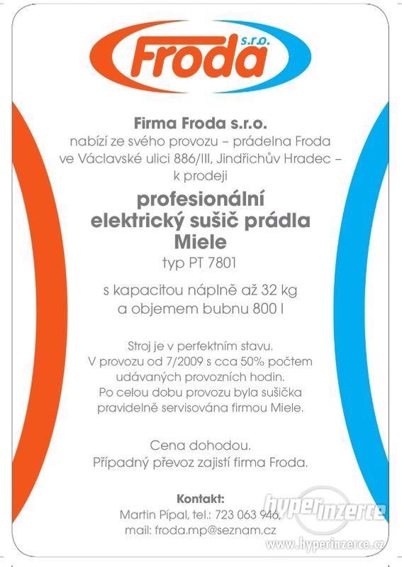 Profesionální sušička Miele - foto 4