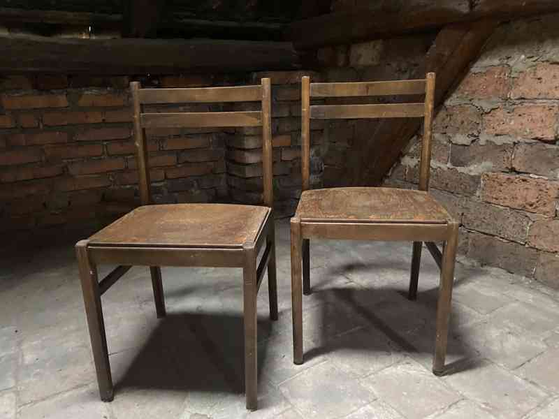 Židle dřevěné 4 kusy. Cena 500/ks. - foto 2