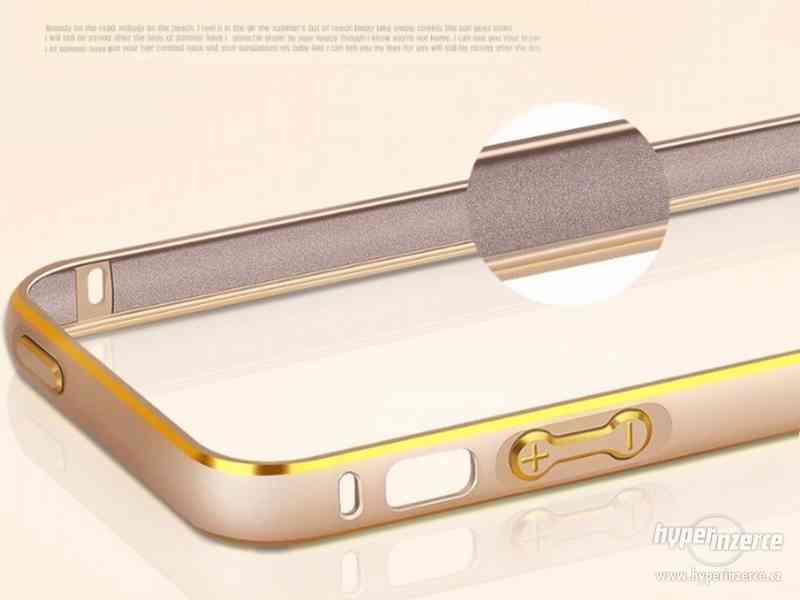 Elegantní kovový rámeček pro iPhone 5, 5S, SE - 4" - foto 4