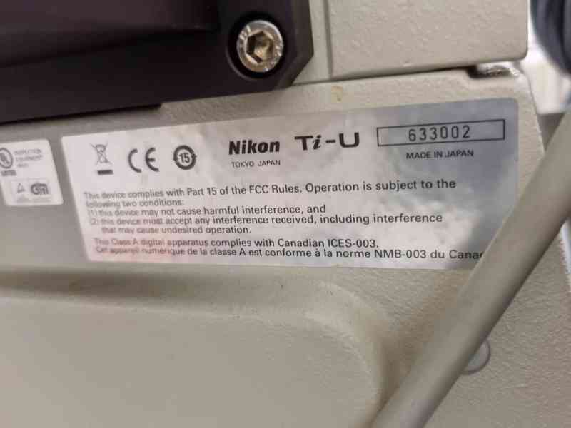 mikroskop Nikon Eclipse Ti-U s příslušenstvím - foto 11