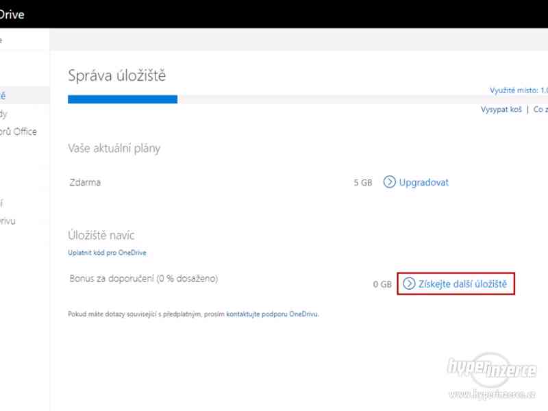 Microsoft OneDrive +10GB pro váš osobní Cloud / OneDrive 15G - foto 3