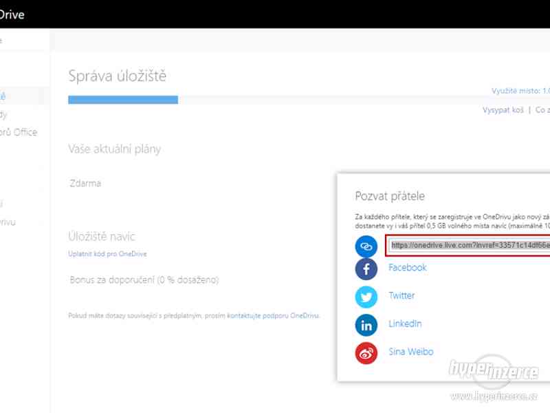 Microsoft OneDrive +10GB pro váš osobní Cloud / OneDrive 15G - foto 4
