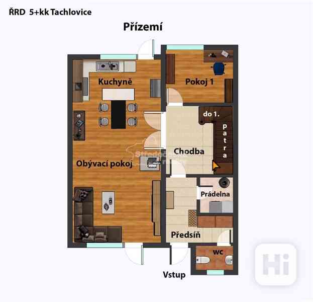 Prodej ŘRD 5+kk, 140 m2, novostavba, pozemek 223m2, terasa, pergola, Tachlovice, Praha západ - foto 13