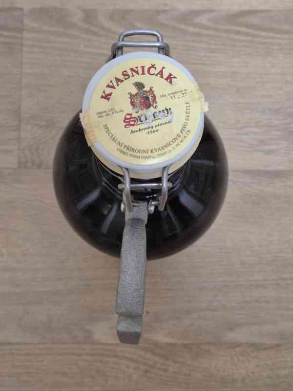 Velký skleněný džbán Svijany - foto 2