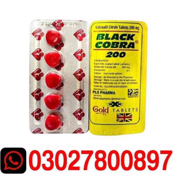 Black Cobra 200 Mg Tablet in Pakistan | O3027800897 # Order 