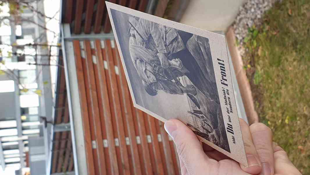 Pohlednice německá propaganda TŘETÍ ŘÍŠE svastika NSDAP - foto 3