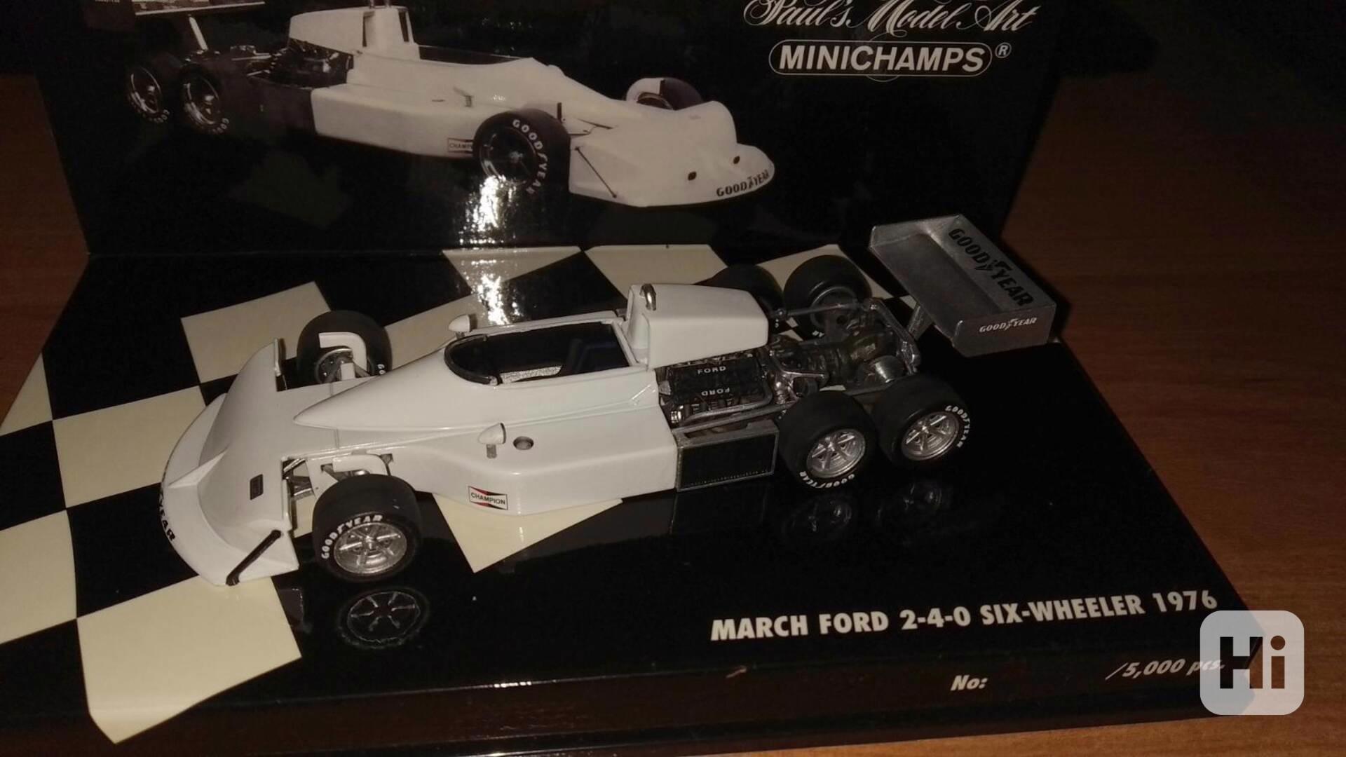 F1 March Ford 2-4-0 Six-wheeler 1976 MINICHAMPS 1:43 - bazar