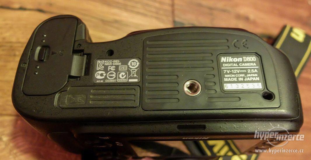 Prodám zrcadlovku Nikon D800 + příslušenství - foto 3