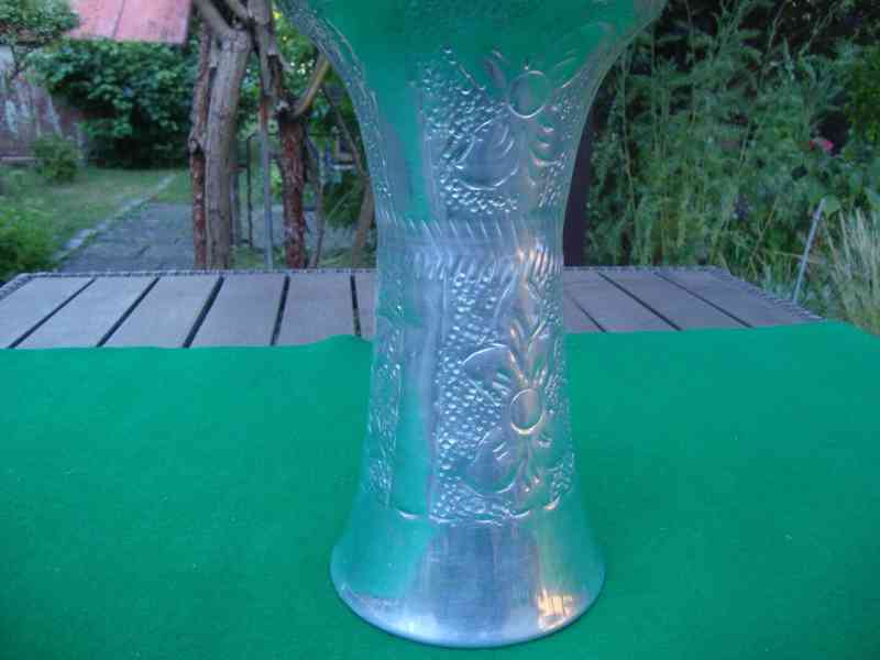 MEINL DARBUKA HE-110 hliník ručně tepaný pěkný stav - foto 5