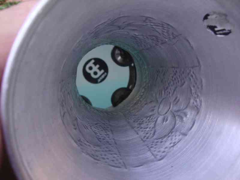 MEINL DARBUKA HE-110 hliník ručně tepaný pěkný stav - foto 7