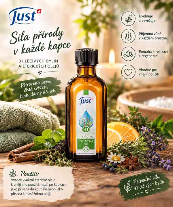 Just Olej z 31 léčivých bylin 50ml - foto 2