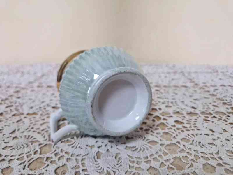 Hezký secesní porcelánový Hrnek Mušlák - foto 6