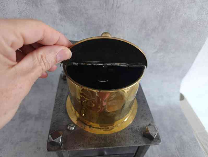 Velký hostinský mlýnek na kávu z 19. století. DOPRAVA ZDARMA - foto 7