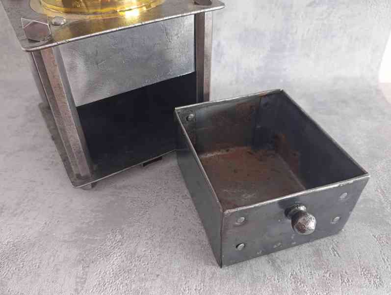 Velký hostinský mlýnek na kávu z 19. století. DOPRAVA ZDARMA - foto 14