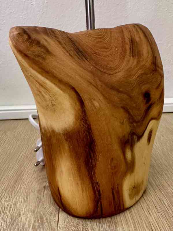 UPCYCLING el lampa AUTORSKÝ ORIGINÁL akát černý širm TOP!!! - foto 6