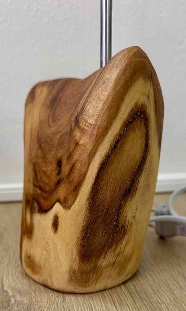 UPCYCLING el lampa AUTORSKÝ ORIGINÁL akát černý širm TOP!!! - foto 2