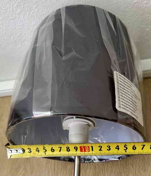 UPCYCLING el lampa AUTORSKÝ ORIGINÁL akát černý širm TOP!!! - foto 12
