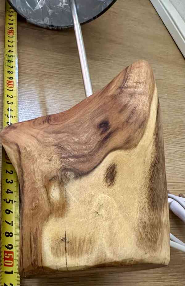 UPCYCLING el lampa AUTORSKÝ ORIGINÁL akát černý širm TOP!!! - foto 10