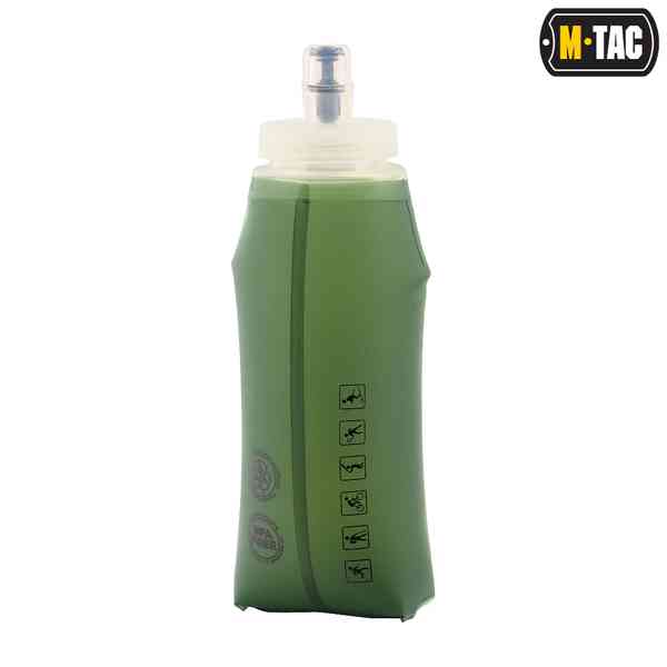 Lahev skládací M-Tac Collapsible Bottle 500 ml - olivová - foto 2