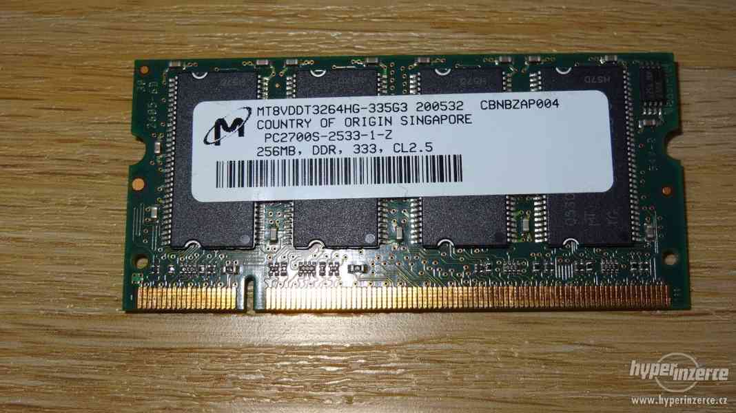 RAM SO-DIMM DDR 333 256MB CL 2.5 - foto 1