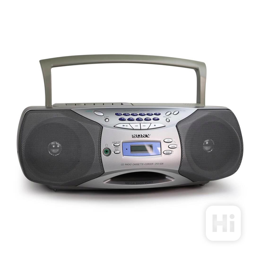 Sony CFD-S26 Radiomagnetofon Portable CD Player Casette - foto 1