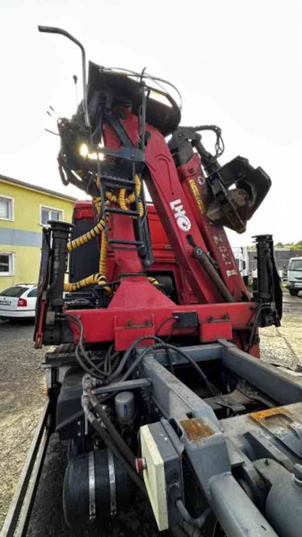 6x4 MAN kovošrot EUR5 kontejner+HR 30/26t - foto 9