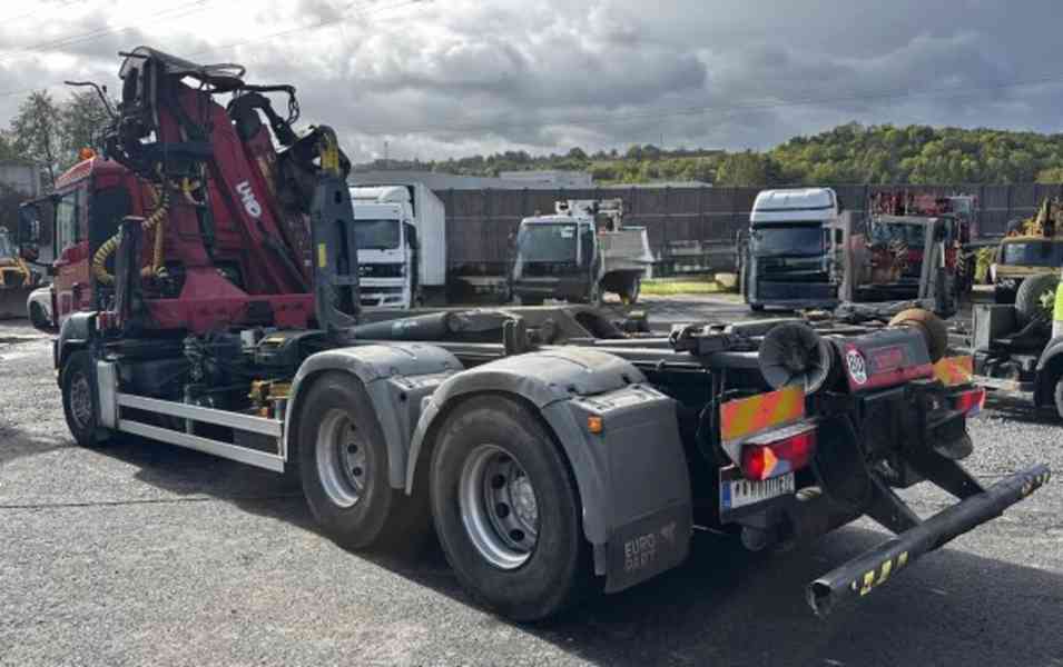 6x4 MAN kovošrot EUR5 kontejner+HR 30/26t - foto 3